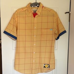 RSVLTS Toy Story Woody Yellow Plaid Shirt